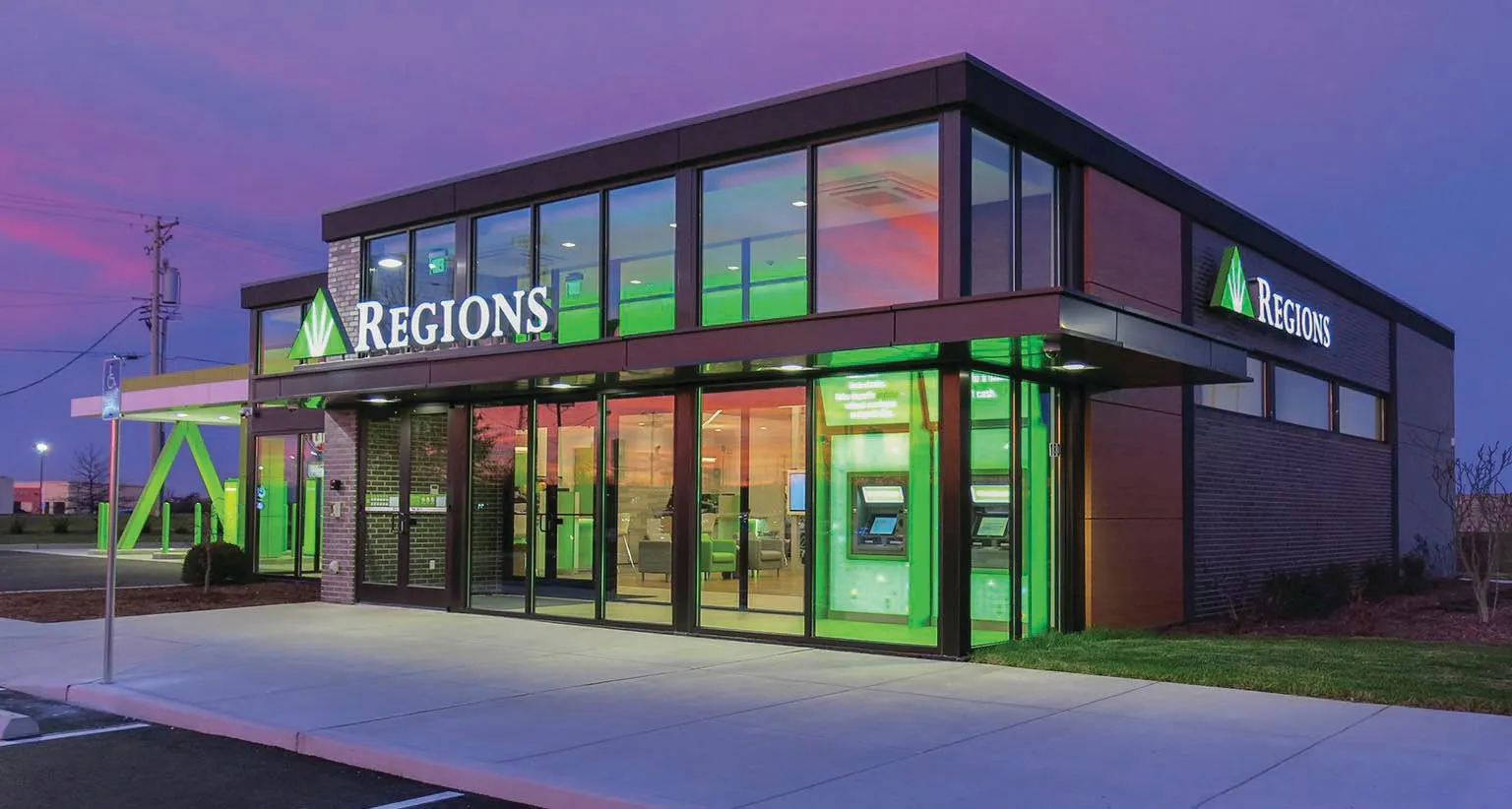 Finished Regions Bank Valley Ranch build